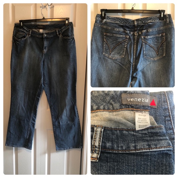 Venezia Right Fit (Red) Jeans - Picture 1 of 7